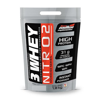3 Whey Protein Nitro Advanced Series 1,8 Kg Stand Pouche- New Millen
