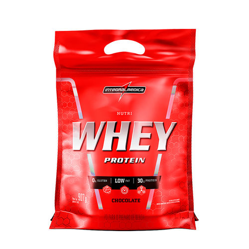 Whey Protein Nutri Integralmédica Refil 907g - Chocolate