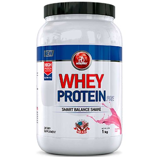Whey Protein Pre Midway Morango 1 Kg