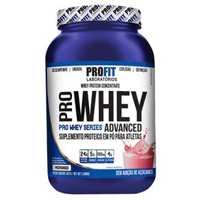 Whey Protein Pro Whey Advanced - Profit - 907G - 907g - Morango