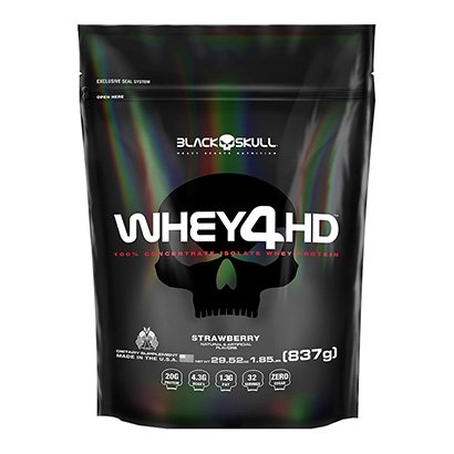 Whey Protein Refil 4 HD 837 G - Black Skull