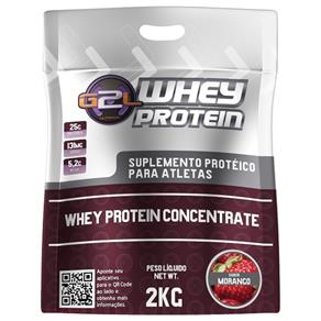 Whey Protein Refil - G2L Nutrition - MORANGO - 2 KG