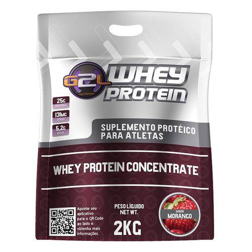 Tudo sobre 'Whey Protein Refil - 2kg - G2L Nutrition'