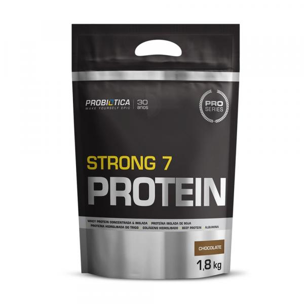 Whey Protein Strong 7 1,8kg Chocolate - Probiótica Pro