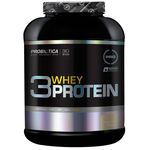 Whey Protein 3w: 24g de Proteína Concentrada, Isolada e Hidrolizada 2kg - Baunilha - Probiótica