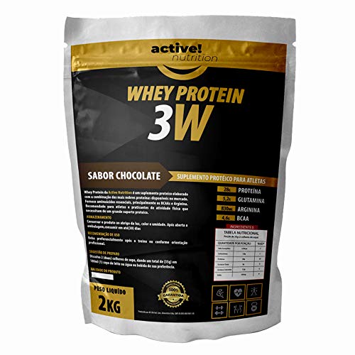 Whey Protein 3w 2kg ActiveNutriton (Baunilha)
