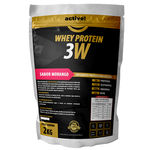 Whey protein 3w 2kg (morango) - activenutrition