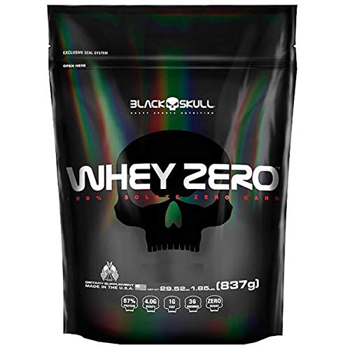 Whey Zero - 837g Chocolate - Black Skull, Black Skull