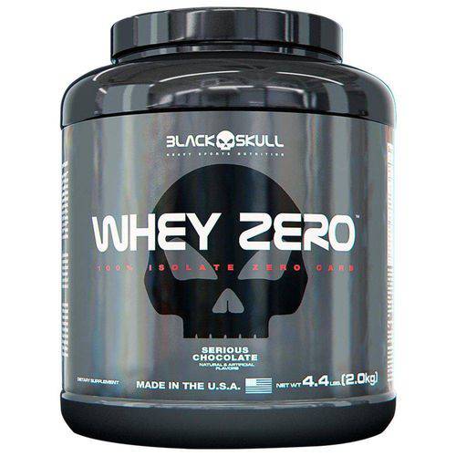Whey Zero (2kg) - Black Skull - Morango