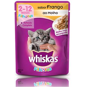 Whiskas Sachê Frango Filhote - 85 G
