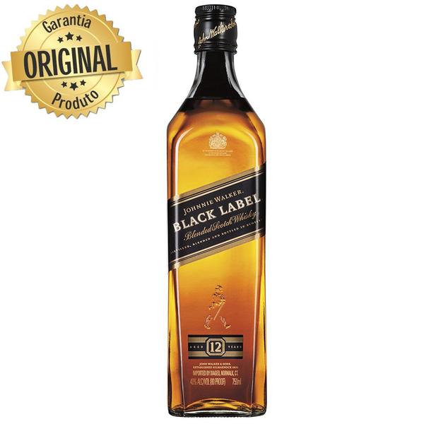 Whiskey Johnnie Walker Black Label 750ml - Diageo