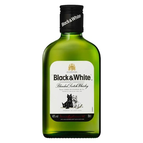 Whisky Black & White 200 Ml