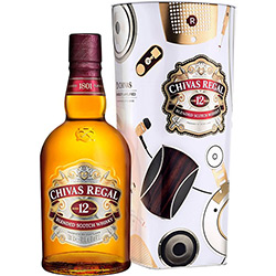 Whisky Chivas Regal 12 Anos com Lata - 1000ml