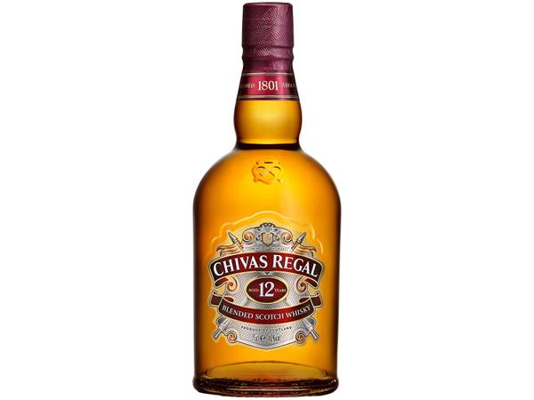 Whisky Chivas Regal 12 Anos Escocês - 750ml