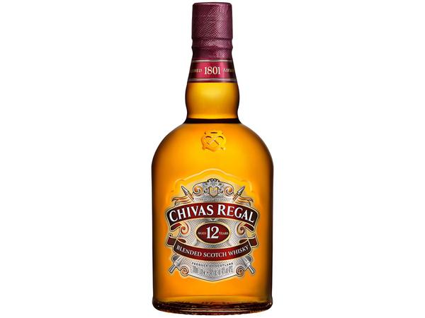 Whisky Escocês Chivas Regal 12 Anos - 1L