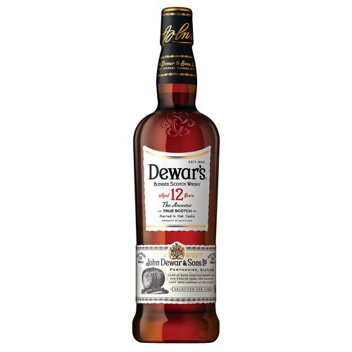 Whisky Escocês Dewars Reserva 12 Anos 750 Ml