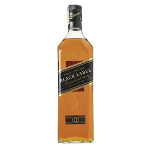 Whisky Escocês JOHNNIE WALKER Black Label 12 Anos Garrafa 1Litro