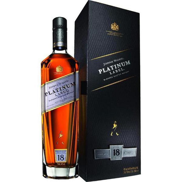 Whisky Escocês Johnnie Walker Platinum Label 18 Anos Garrafa - 750ml