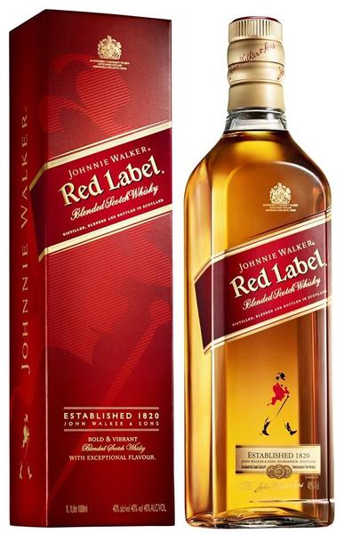 Whisky Escocês Johnnie Walker Red Label 1000ml