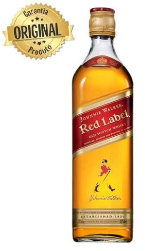 Whisky Escocês Johnnie Walker Red Label Garrafa 1 Litro