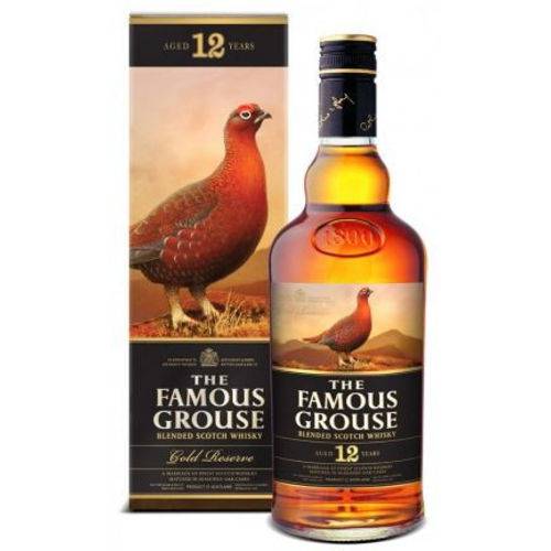 Tudo sobre 'Whisky Escocês The Famous Grouse Gold Reserve 12 Anos 1000 Ml'