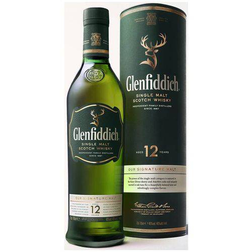 Tudo sobre 'Whisky Glenfiddich 12 Anos 750ml com Cartucho'