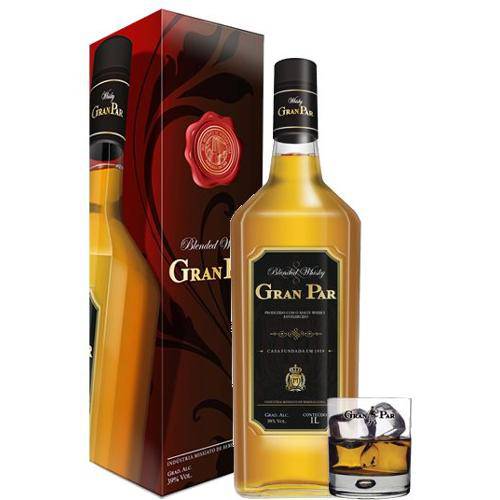 Whisky Gran Par + Copo 1000 Ml