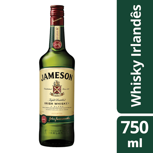 Whisky Irlandês Jameson 8 Anos 750ml WHISKY IRL JAMESON 750ML-GF 8A
