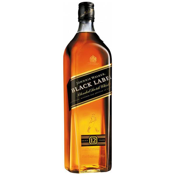 Whisky Johnnie Walker Black Label 1L - Diageo