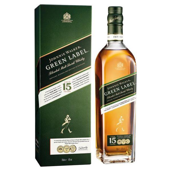 Whisky Johnnie Walker Green Label 15 Anos 750 Ml