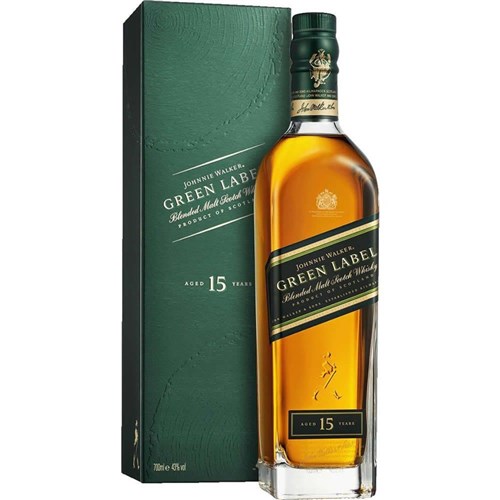 Whisky Johnnie Walker Green Label 15 Anos 750Ml