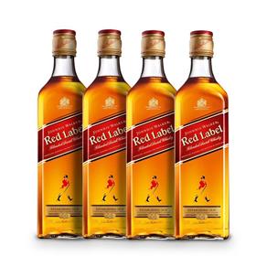 Whisky Johnnie Walker Red Label 4x 1000ml