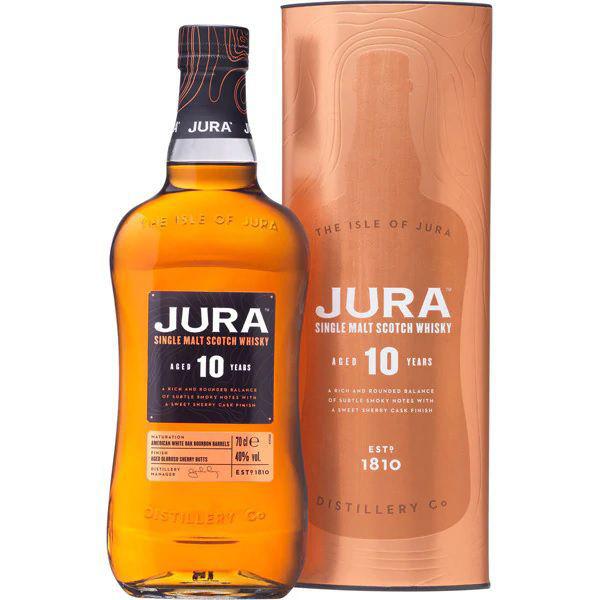 Whisky Jura Aged 10 Anos Single Malt Scotch 700ml