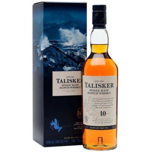Whisky Talisker Single Malt - Isle Of Skye - 10 Anos - 750ml