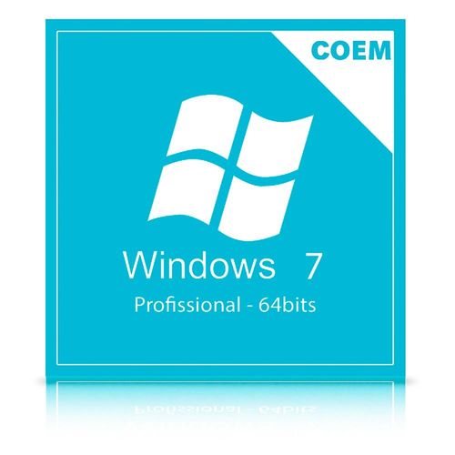 Windows 7 Pro 64 Bits Brazilian Coem Dvd - Fqc-08286