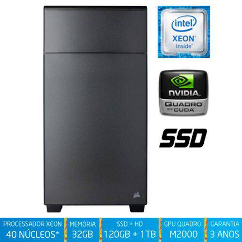 Workstation Silix® E5-2600dwm V4 Intel Xeon 2.2 Ghz 32gb Ddr4 Ecc / Ssd / 1tb / Quadro M2000