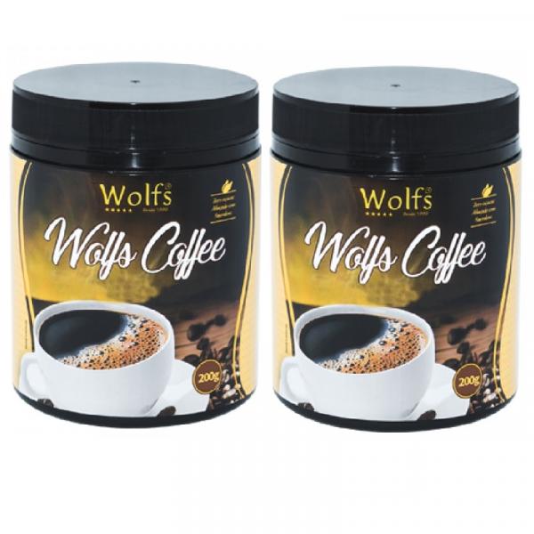 2x Café Termogênico (200g) - Wolfs Coffee