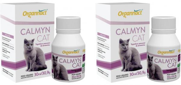 2 X Calmyn Cat 30 Ml Organnact 30ml