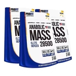 3x Hipercalórico Anabolic Mass 28500 - 3kg - Profit Labs