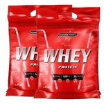 2x Nutri Whey Protein 1,8kg Refil - Chocolate - Integralmedica