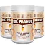 3 x Pasta de Amendoim Beijinho com Whey (1Kg) - Dr. Peanut