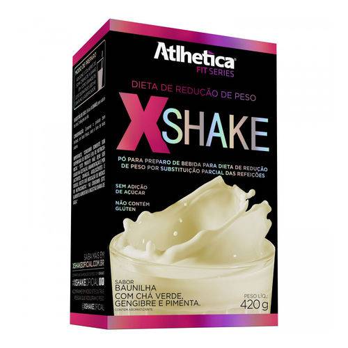 X-shake - 420g - Atlhetica Nutrition - Sabor Baunilha