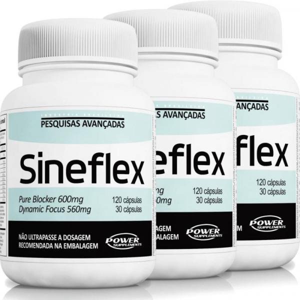 3x Termogenico Sineflex 150 Capsulas - Power Supplements
