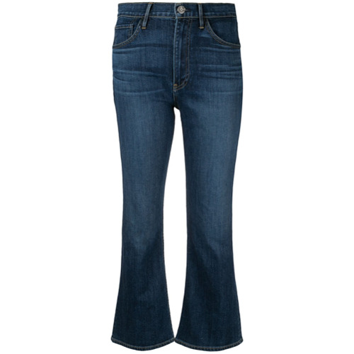 3x1 Calça Jeans Cropped Flare - Azul