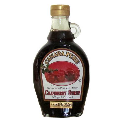 Xarope Cranberry com Maple Canada Pure 250ml