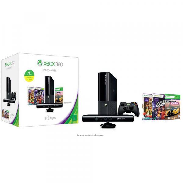 Tudo sobre 'Xbox 360 4 Gb + Kinect + Joga na Live - Microsoft'