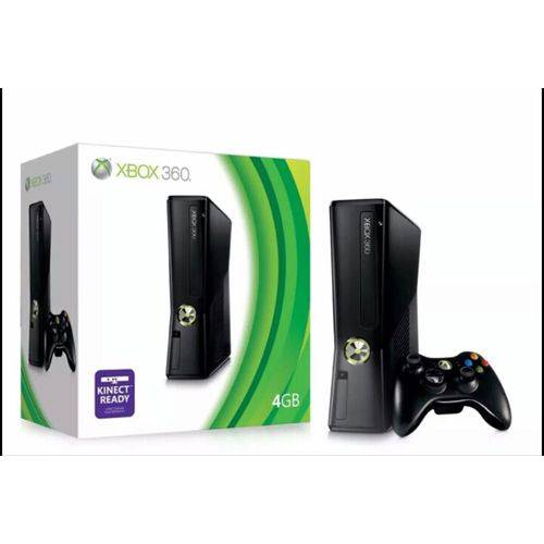 Xbox 360 Slim + Kinect + 1 Jogo - Mostruário
