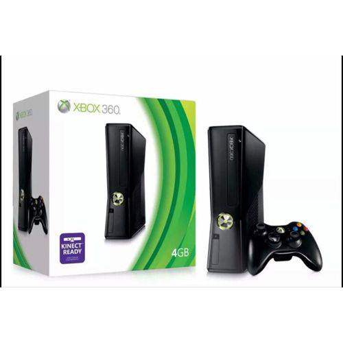 Xbox 360 Slim + Kinect + 2 Jogos