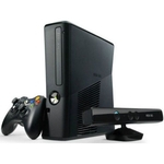 Xbox 360 Slim + Kinect + 3 jogos