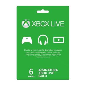 Xbox Live - Gold 6 Meses